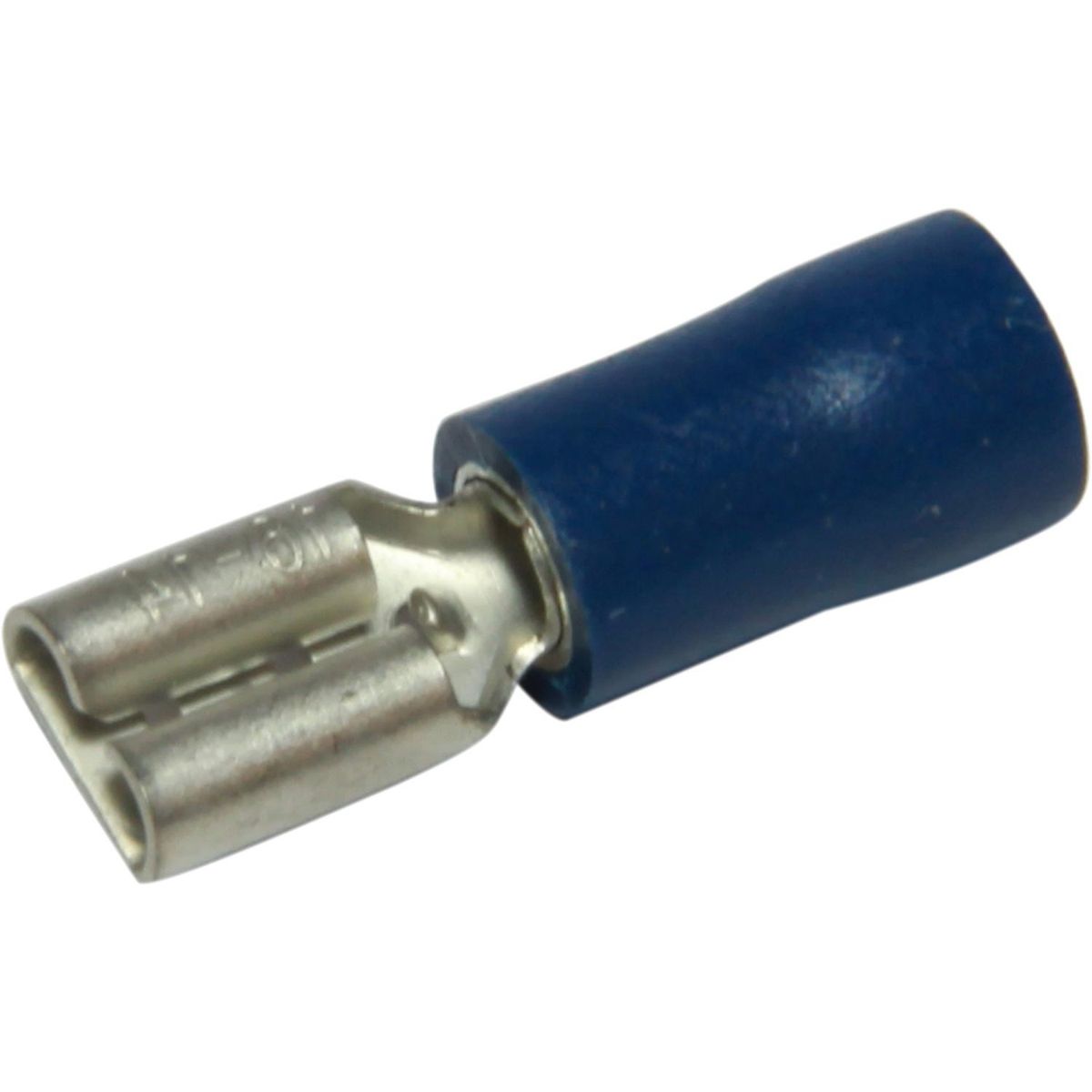 AMC Blue Female Spade Terminal (4.8mm x 0.5mm / 50 Pack)