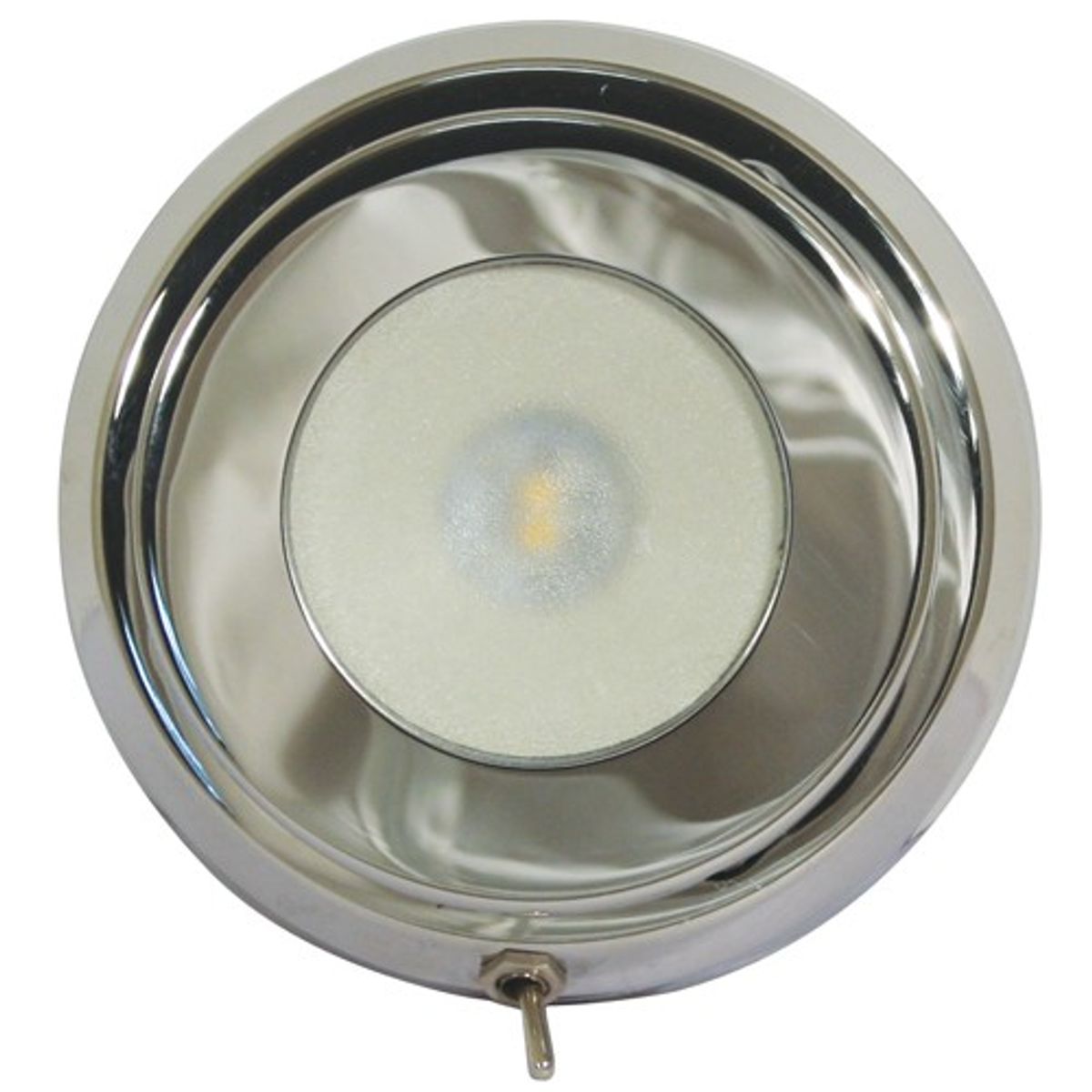 Quick Tim LED Downlight Stainless 12/24V Warm Switched (Surface Mount) 8-10359