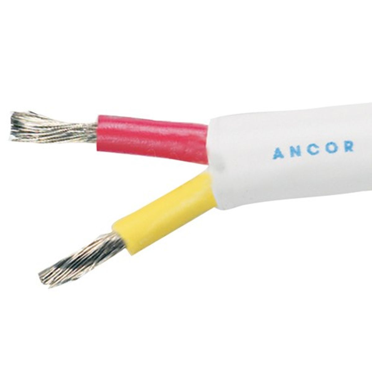 Ancor Round 2 Core 2mm² Tinned White Thin Wall Cable (30m)