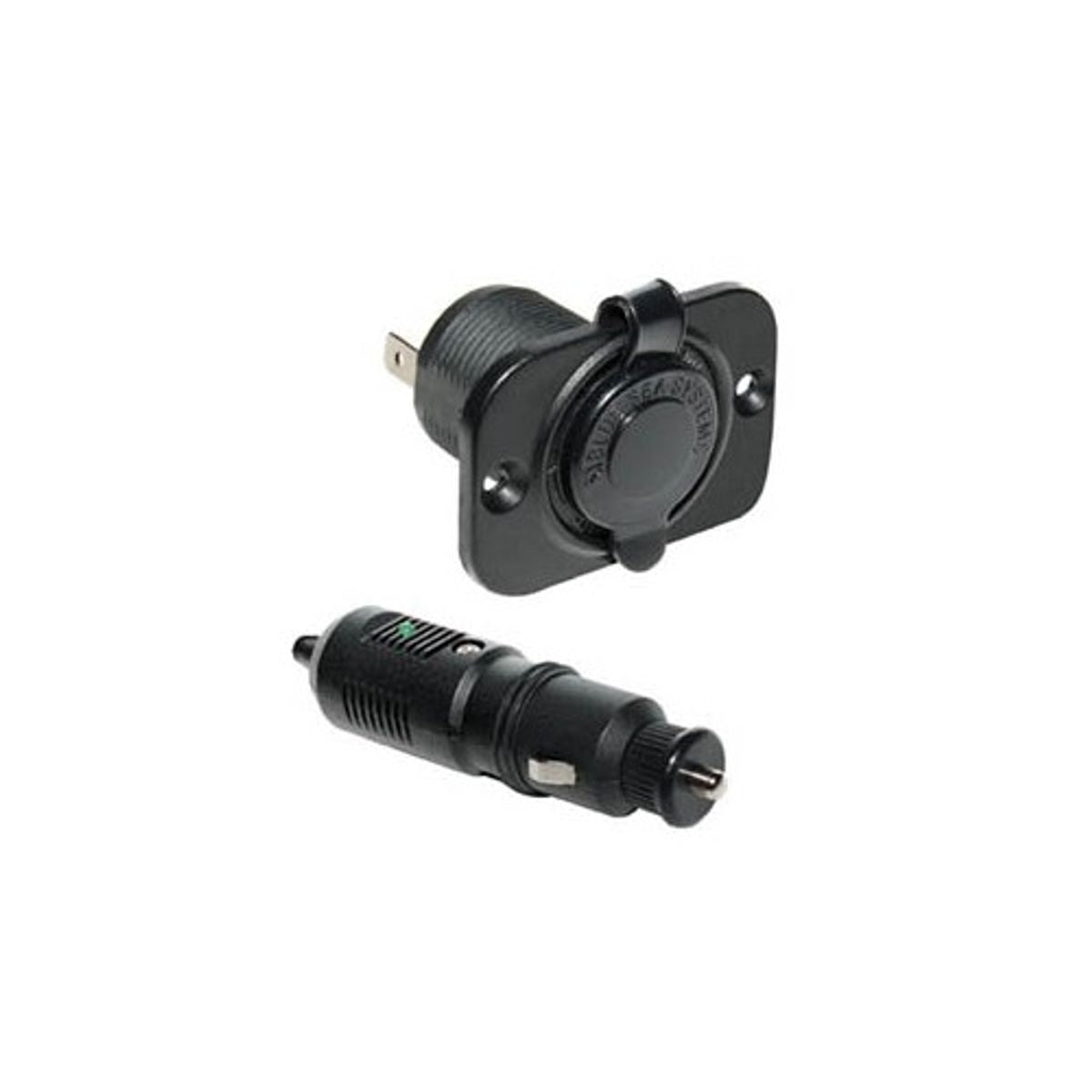 Blue Sea Plug and Dashboard Socket Kit (12V DC)