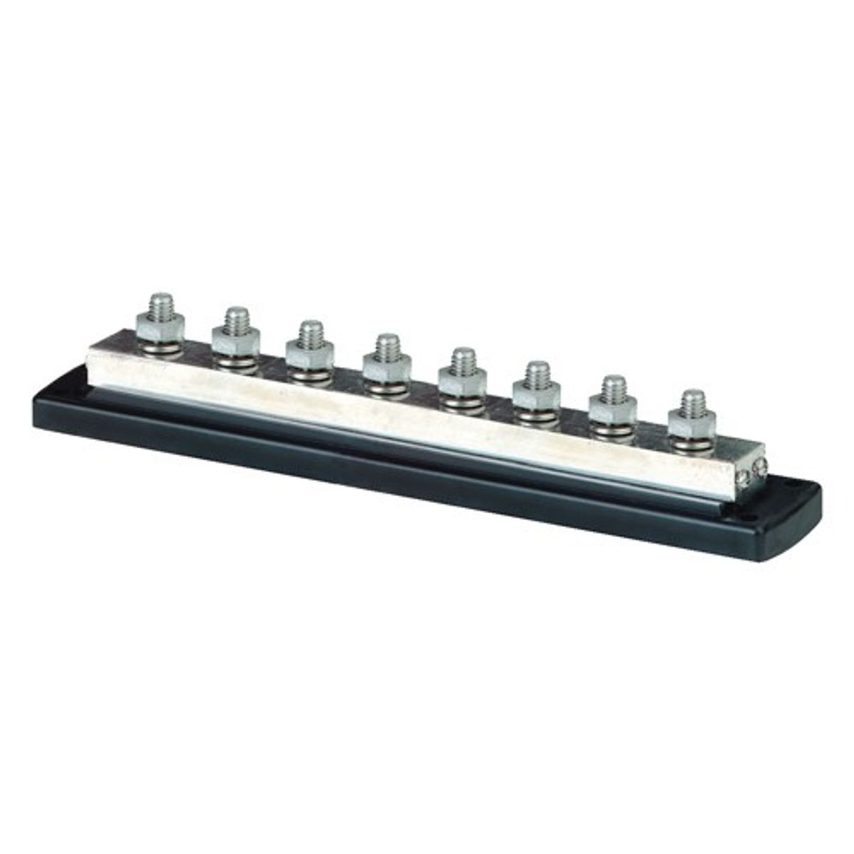 Blue Sea Black PowerBar Busbar (600A / 8 x 3/8" Connections)