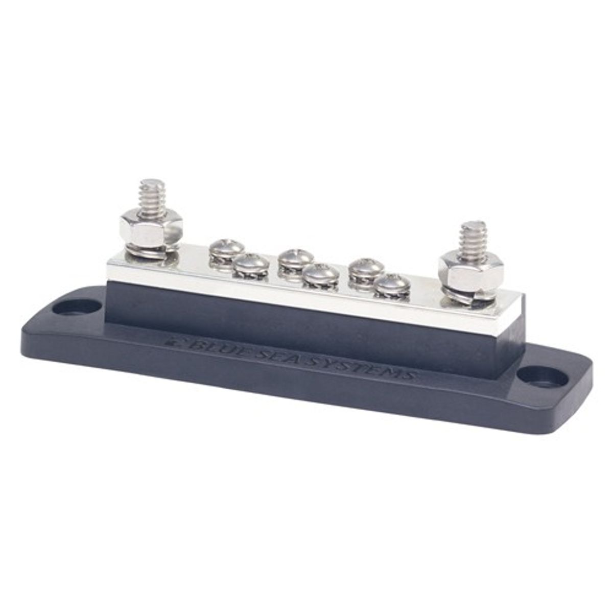 Blue Sea MaxiBus Busbar (250A / 2 x 5/16" & 6 x 10/24" Connections)