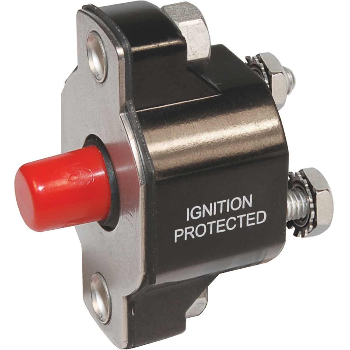 Blue Sea Medium Duty Push Button Circuit Breaker (50A)