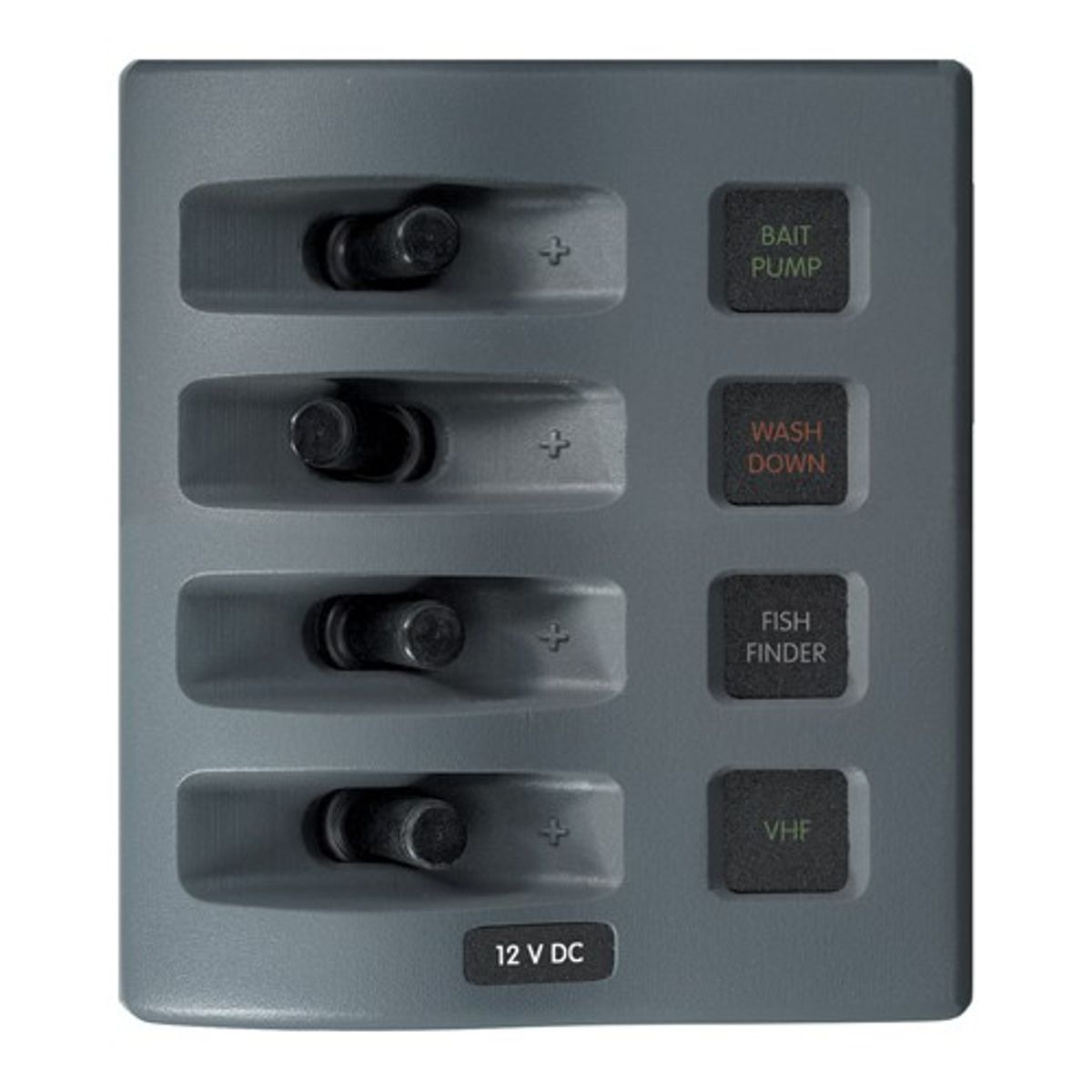Blue Sea WeatherDeck 4-Way Waterproof Fuse Panel (12V)