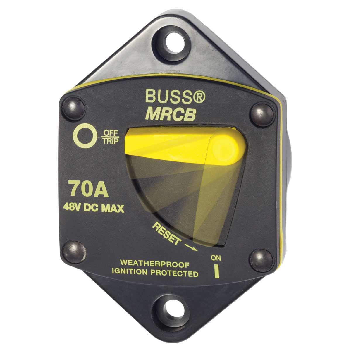Blue Sea 187 Panel Mount Circuit Breaker (70A)
