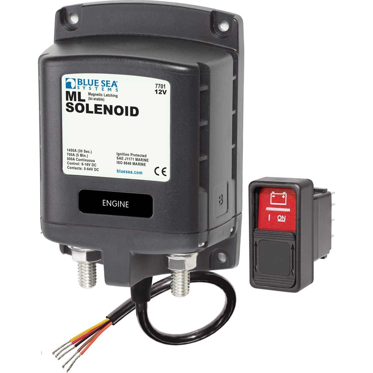 Blue Sea Magnetic Latching Solenoid Switch (12V)