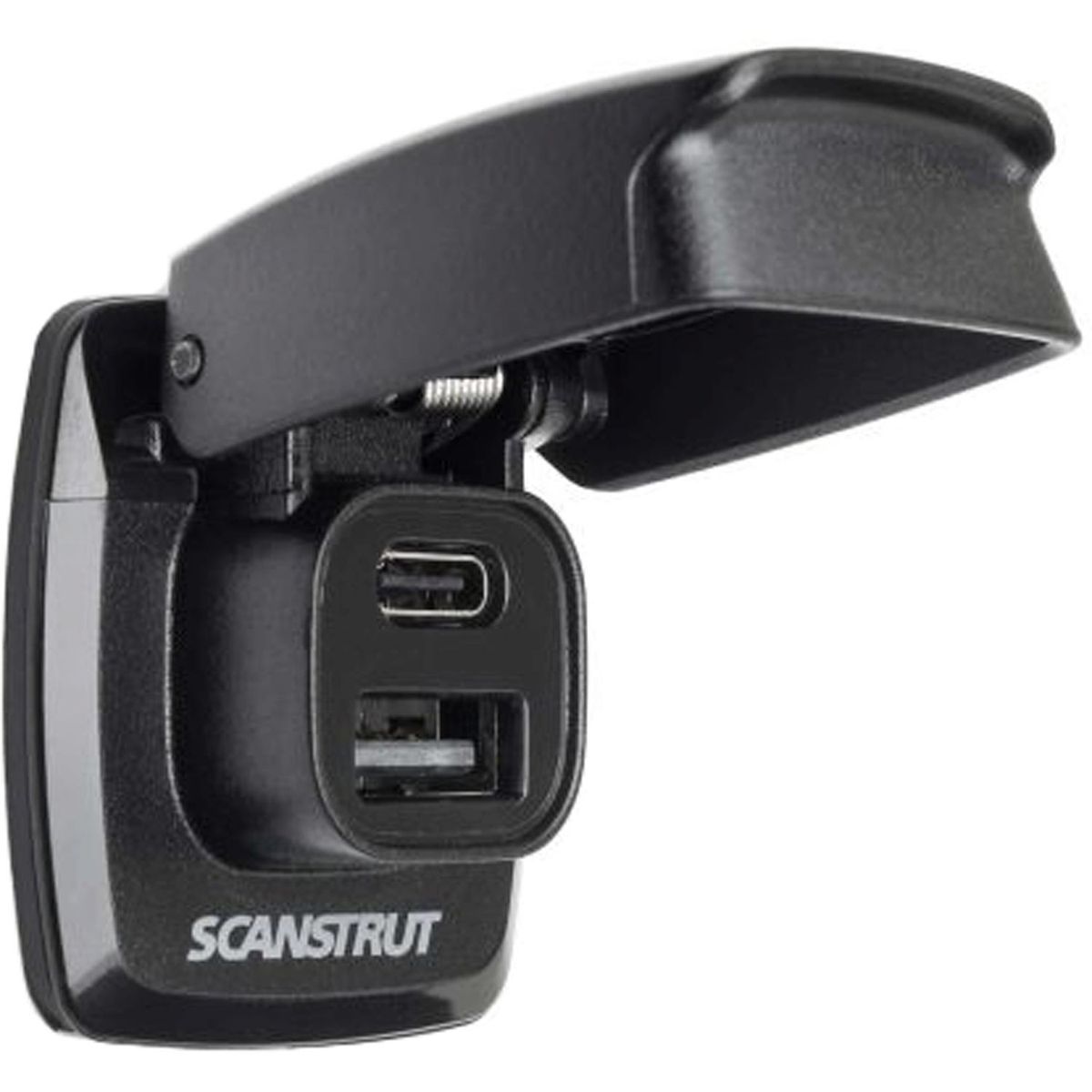 Scanstrut Flip Pro Fast Charge Dual USB Socket USB-A & USB-C (12V/24V) 8-30310
