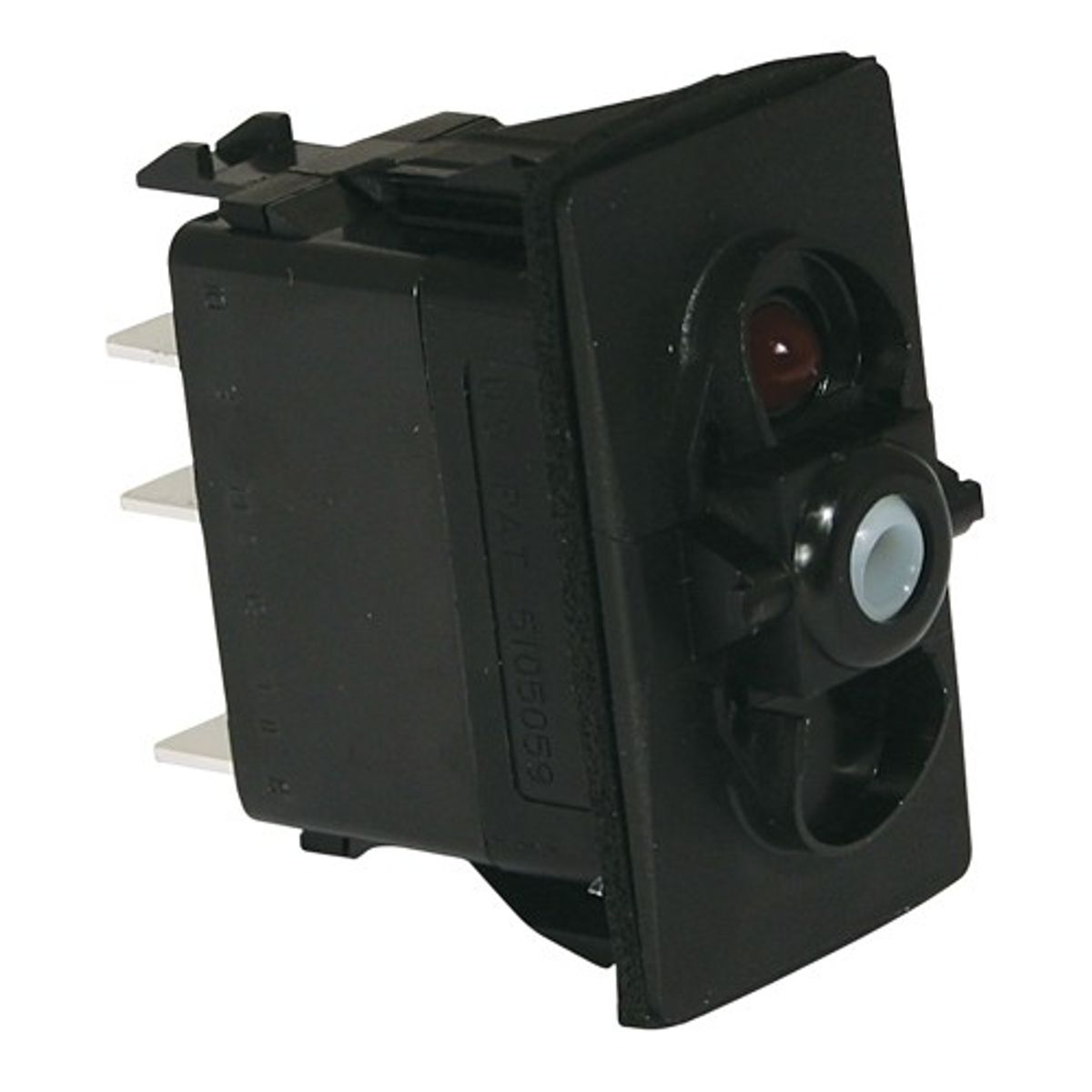 Carling Switch (On)-Off (Single Pole / Blue LED) 8-82710