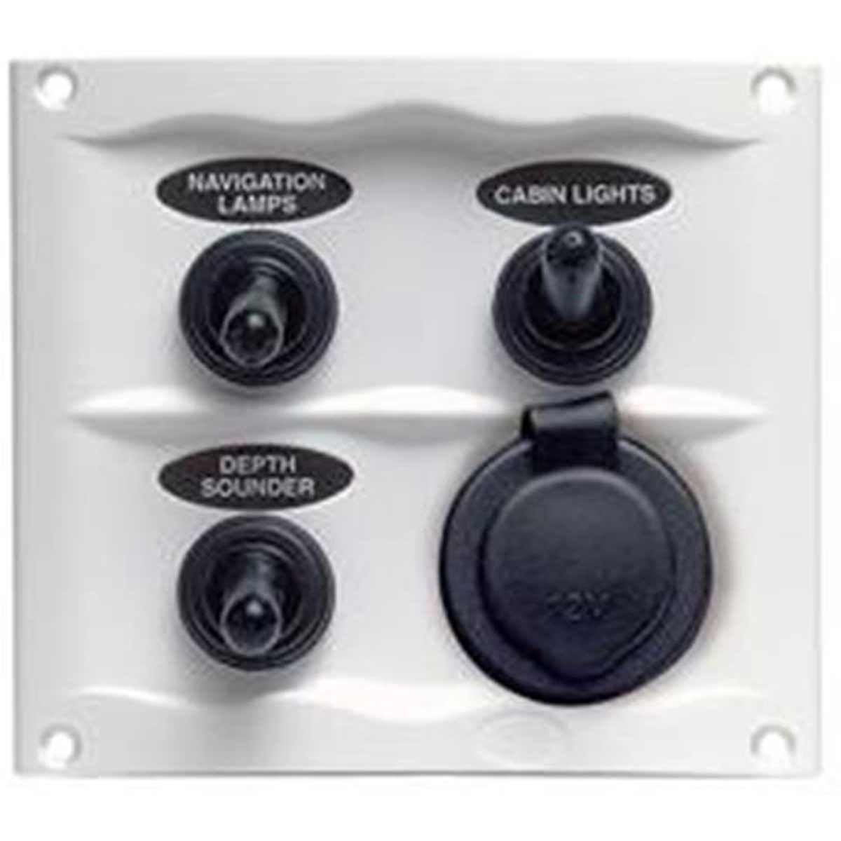 BEP 3-Way Compact Marine Waterproof Panel (White)