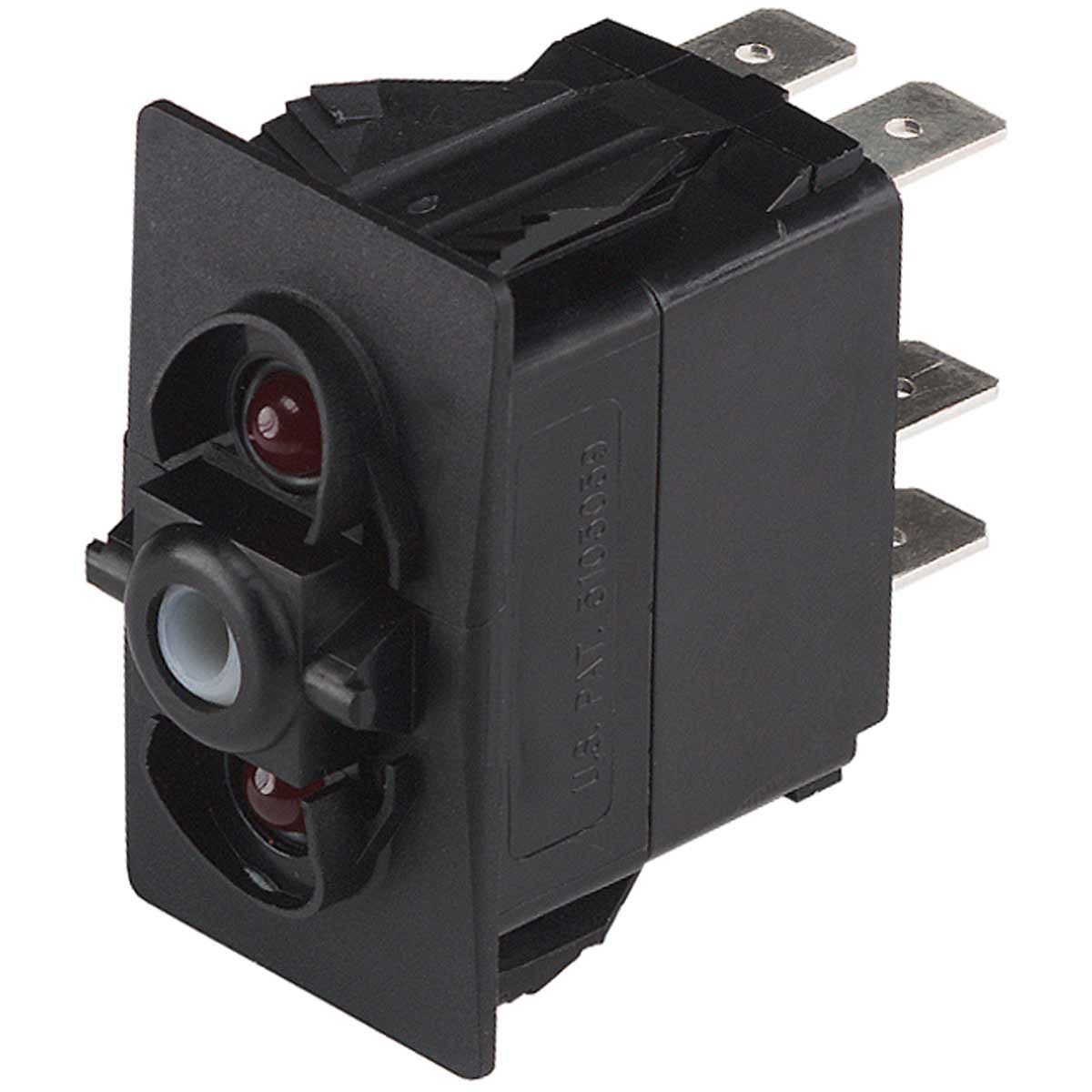 CZone Custom Rocker Switch with Red LED (On / Off / On)