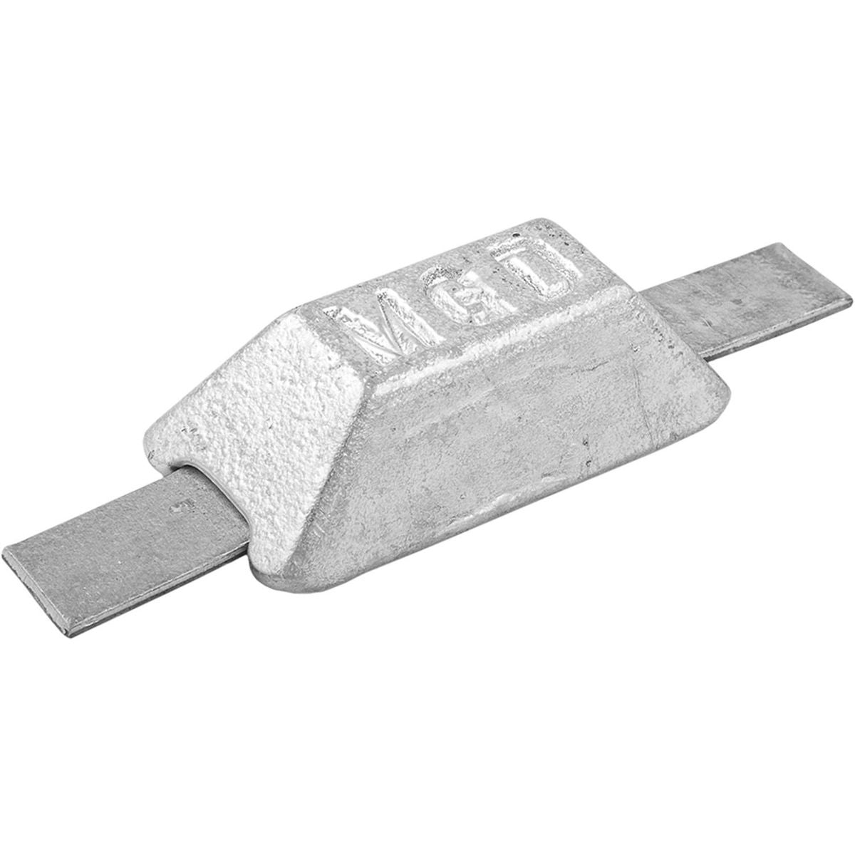 MG Duff ZD75 Straight Zinc Hull Anode for Salt Waters (0.5kg, Weld On) 812010