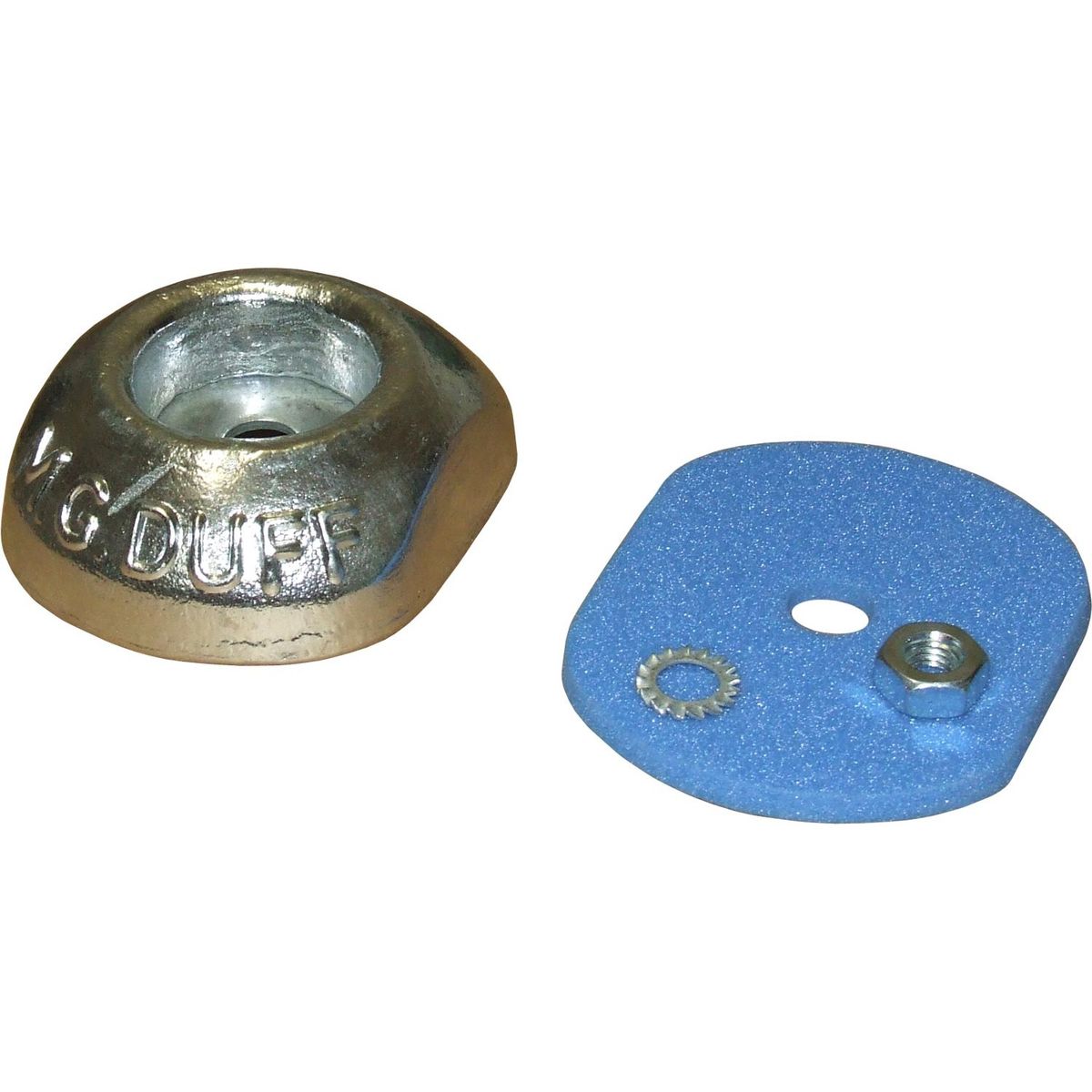 MG Duff ZD56 Disc Shaped Zinc Hull Anode for Salt Waters (1.0kg) 812012