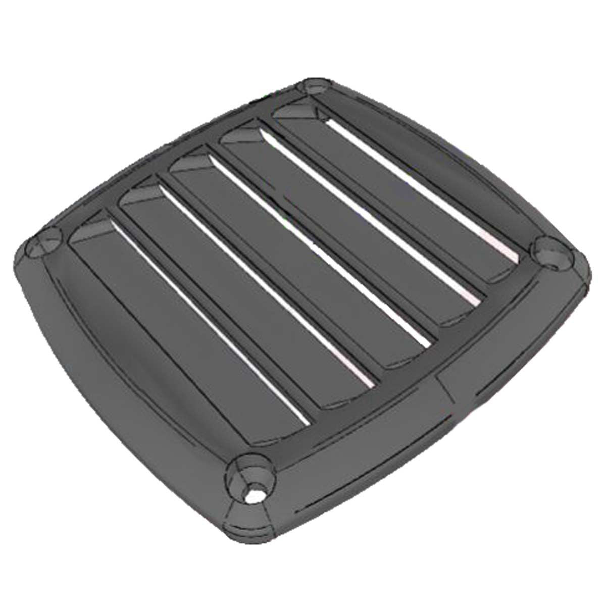 Osculati ABS Louvred Vent Black (85 x 85mm) 813491
