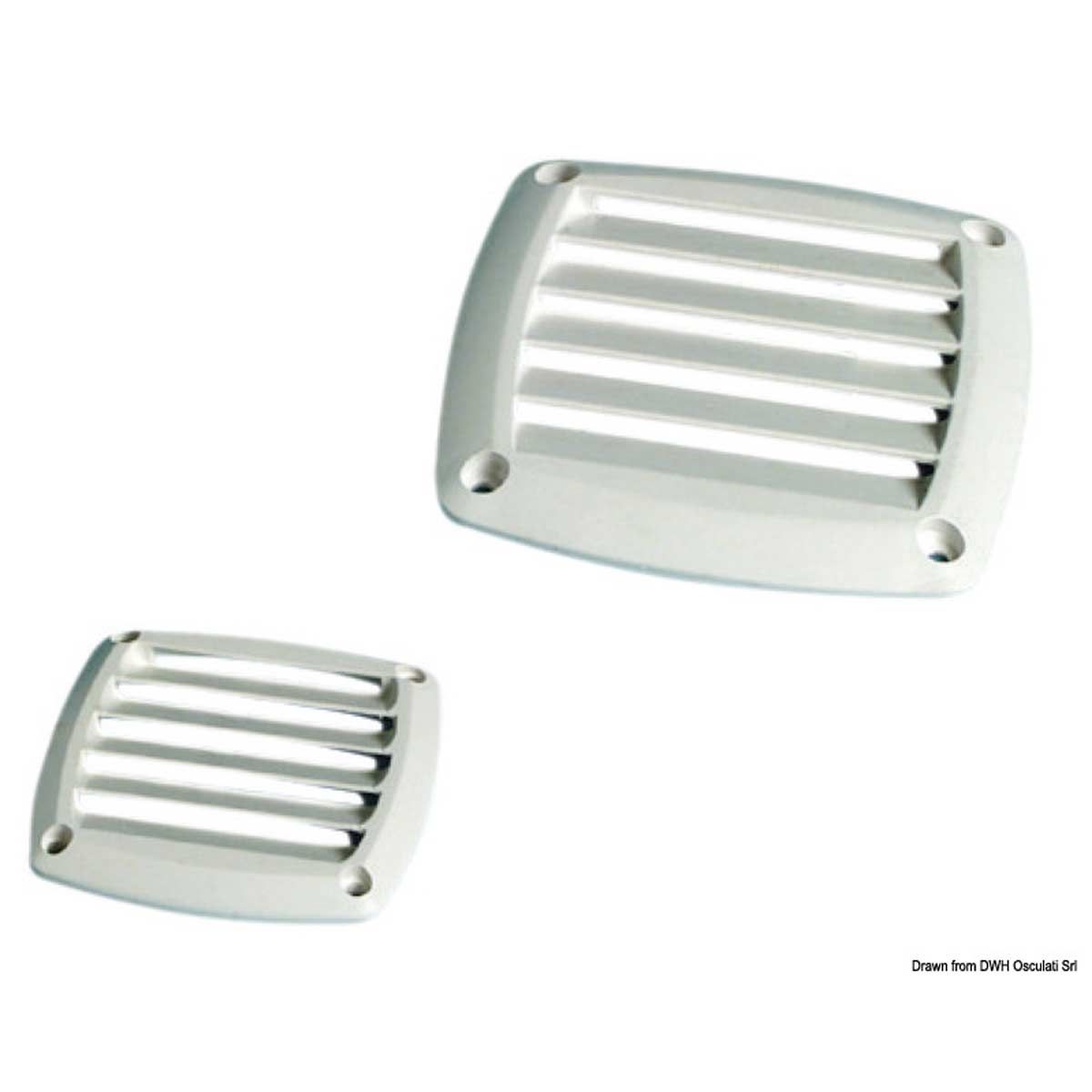 Osculati ABS Louvred Vent White (85 x 85mm) 813492