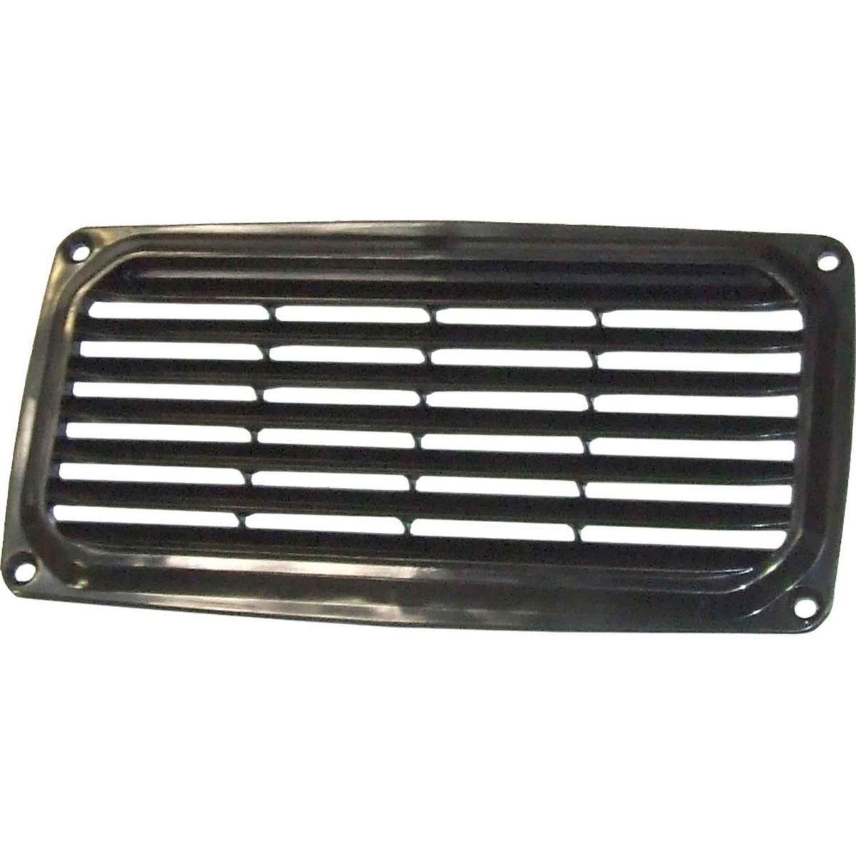 AG Black Plastic Louvered Air Vent (201mm x 100mm) 813570