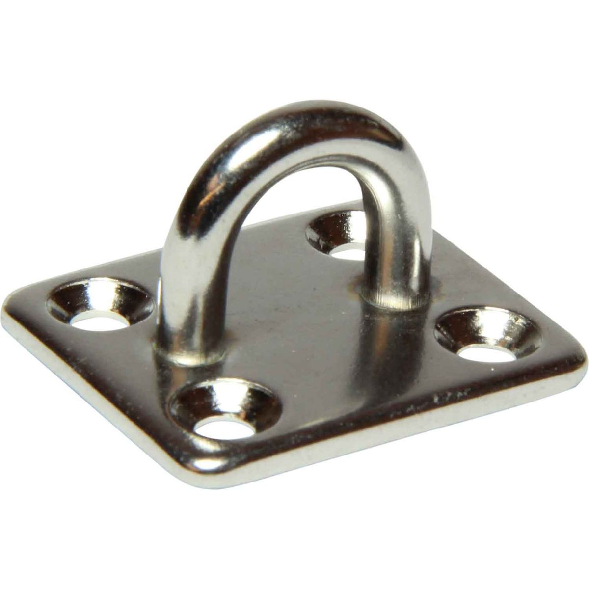 Osculati Stainless Steel Eye Plate (30mm x 35mm Base / 4 Bolts) 813630