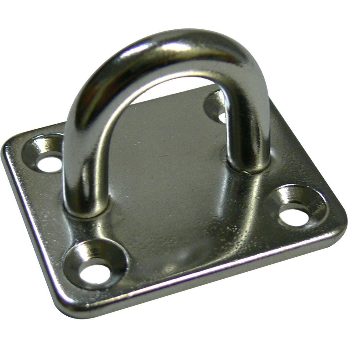 Osculati Stainless Steel Eye Plate (48mm x 60mm Base / 4 Bolts) 813636