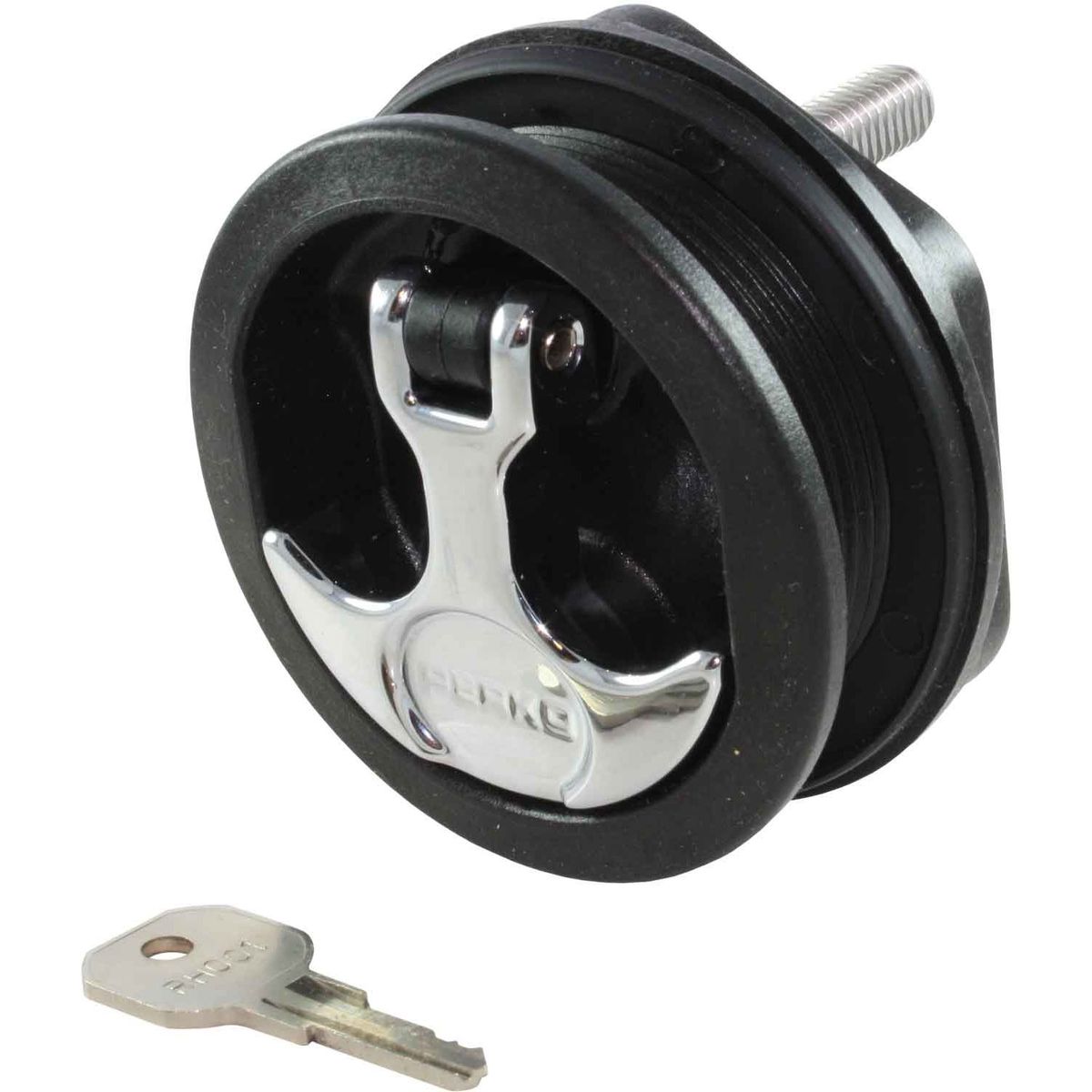 Perko 1091 Surface Mount Locking Latch (Black / Chrome Handle) 827911
