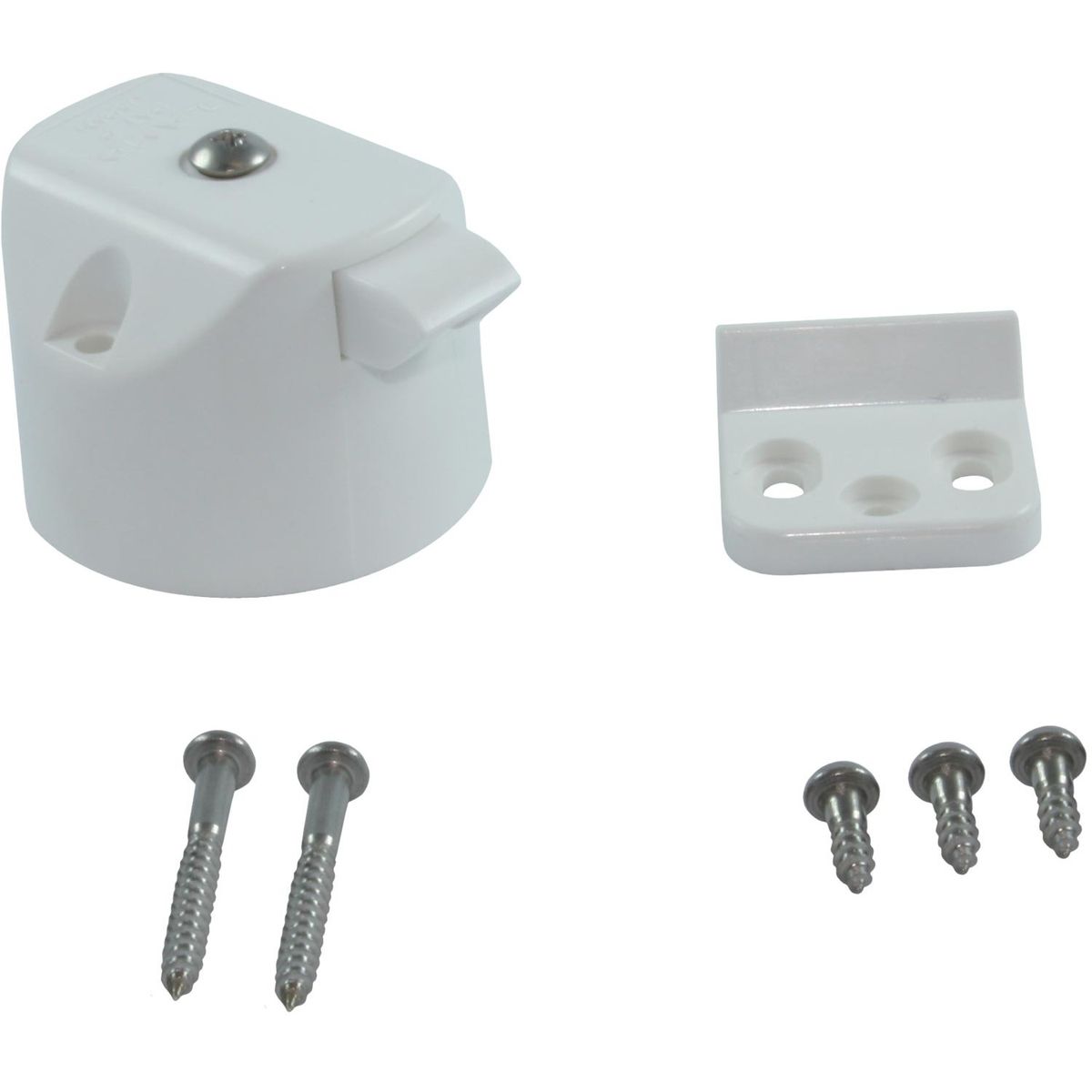 Osculati Knob Lock for Cabinet Doors & Drawers (White) 831077