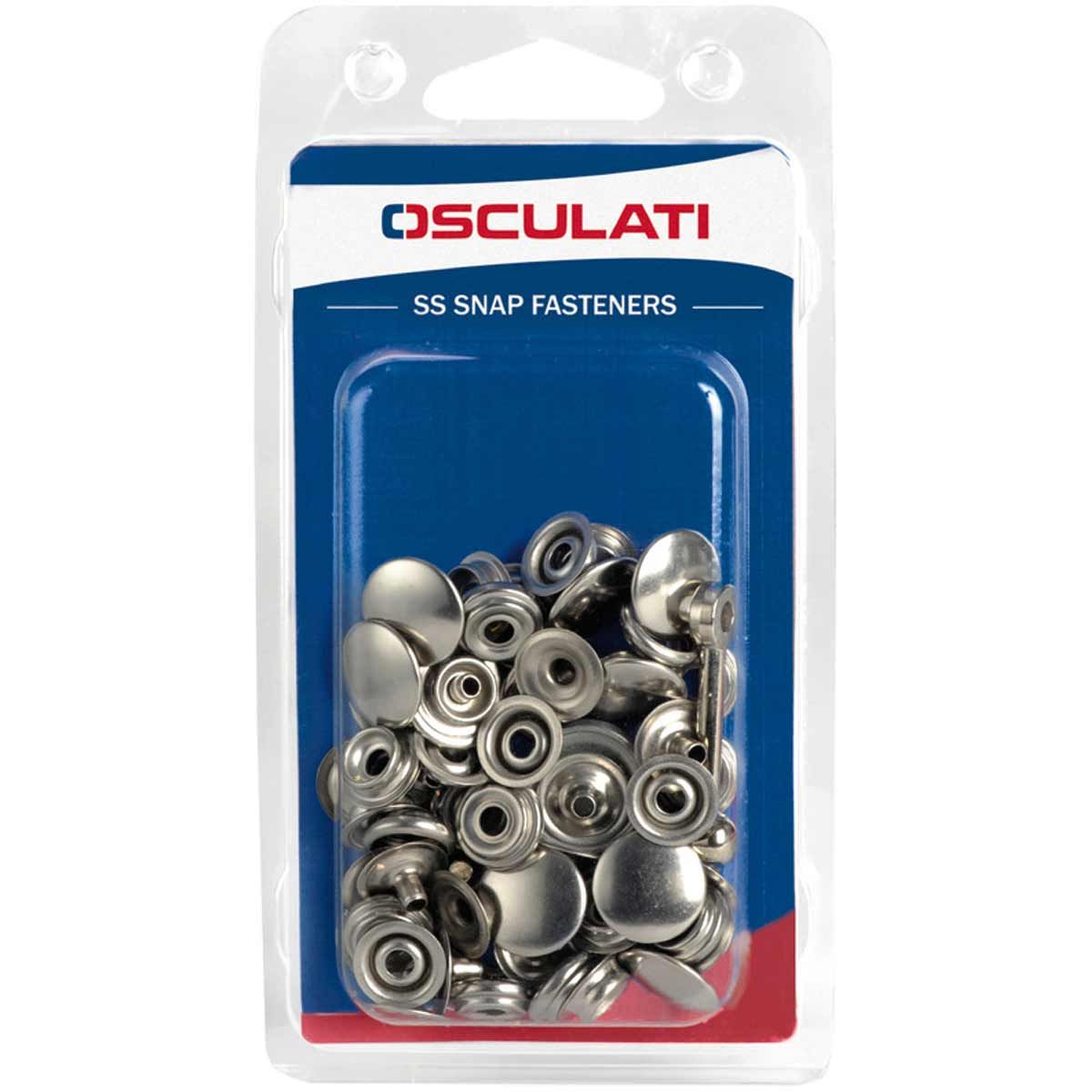 Osculati Stainless Steel Snap Fasteners for Canopies (Pack of 15) 831174