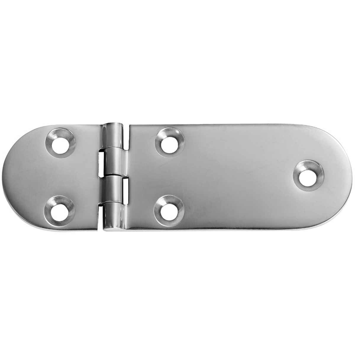 Osculati Stainless Steel 180 Degree Hinge (126 x 40mm / Standard Pin) 831453