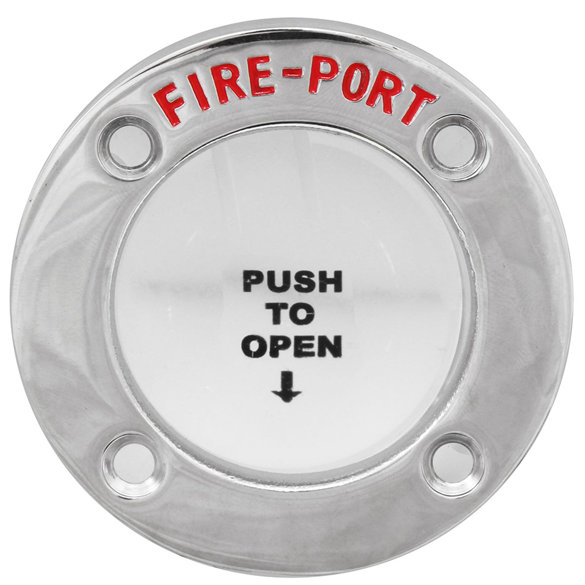 Stainless Fire Port for Fire Extinguishers (45mm Cutout, 68mm OD) 831901