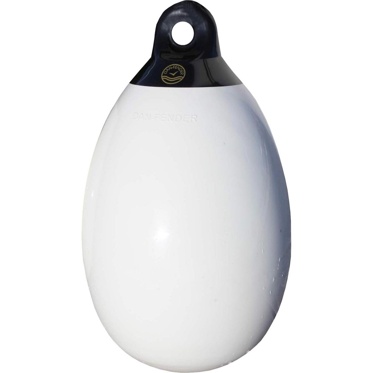 Dan-Fender White Single Eye Fender for 11-23' Boats (170mm OD x 310mm) 895007
