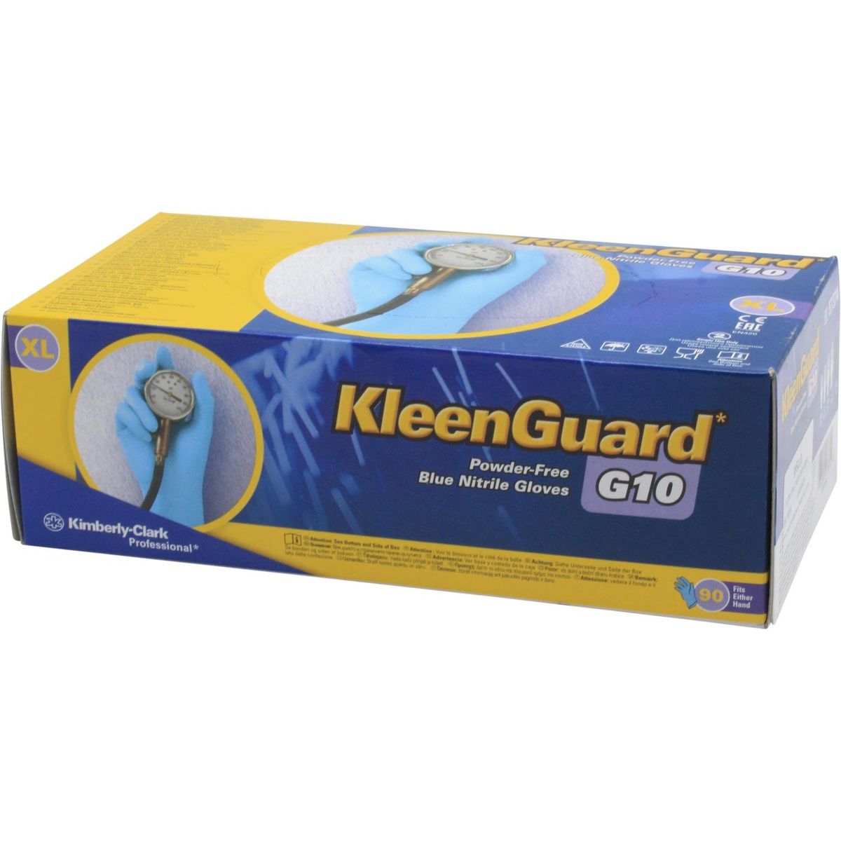 AG Premium Powder Free Nitrile Blue Gloves (XL / Pack of 90) 995113