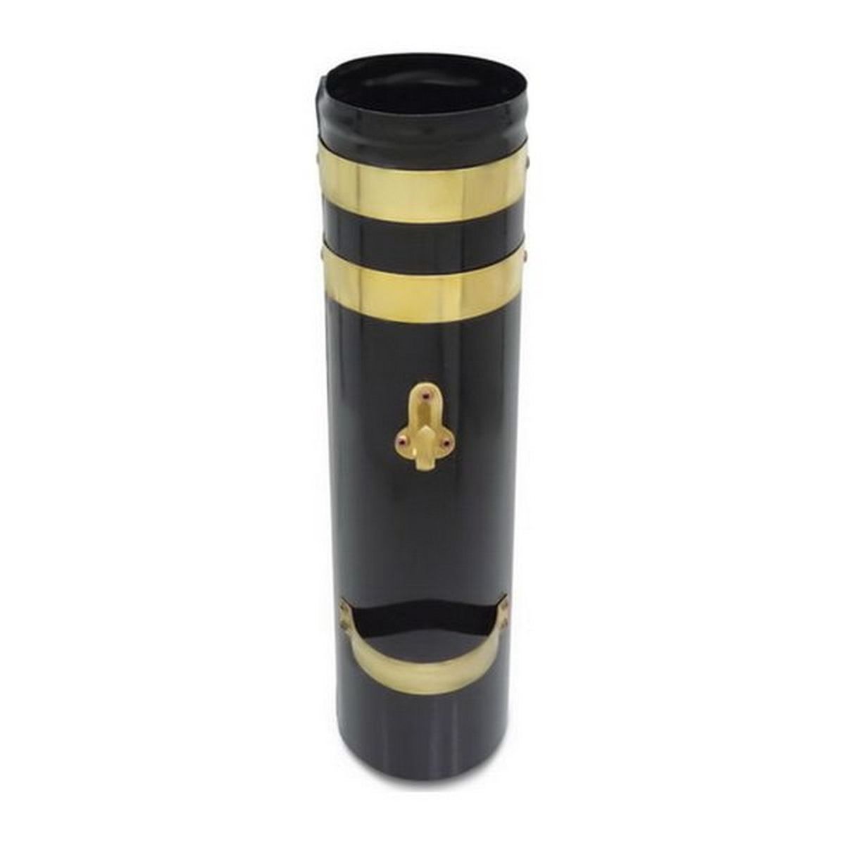 AG Chimney Black 4-3/4" x 18" Single Galvanised AC-010