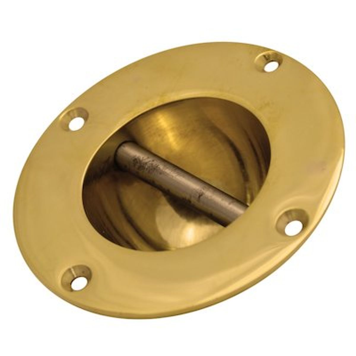 AG Fender / Mooring Eye Recessed Brass (80mm Diameter)