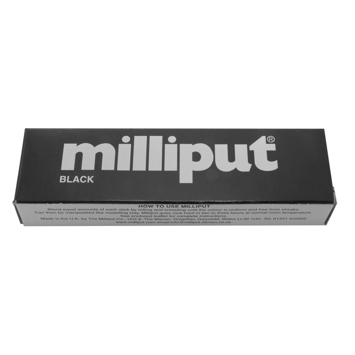 Milliput Epoxy Putty Black AM-028