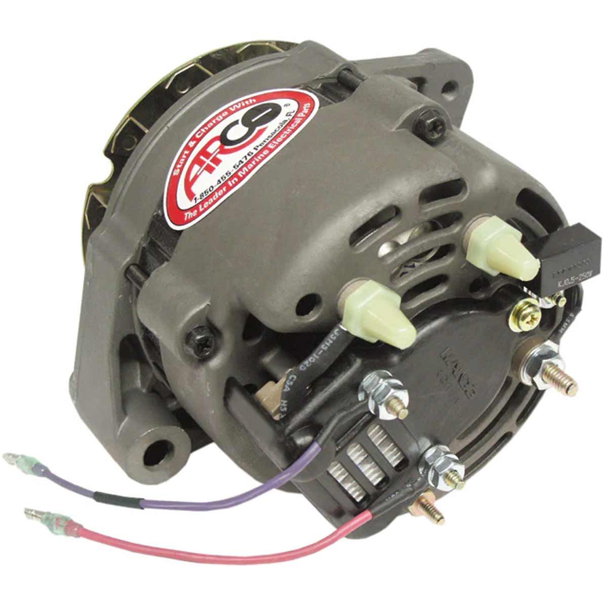 Arco Marine Alternator 60065 for Late Mercruiser Engines (12V / 65A) AR-60065