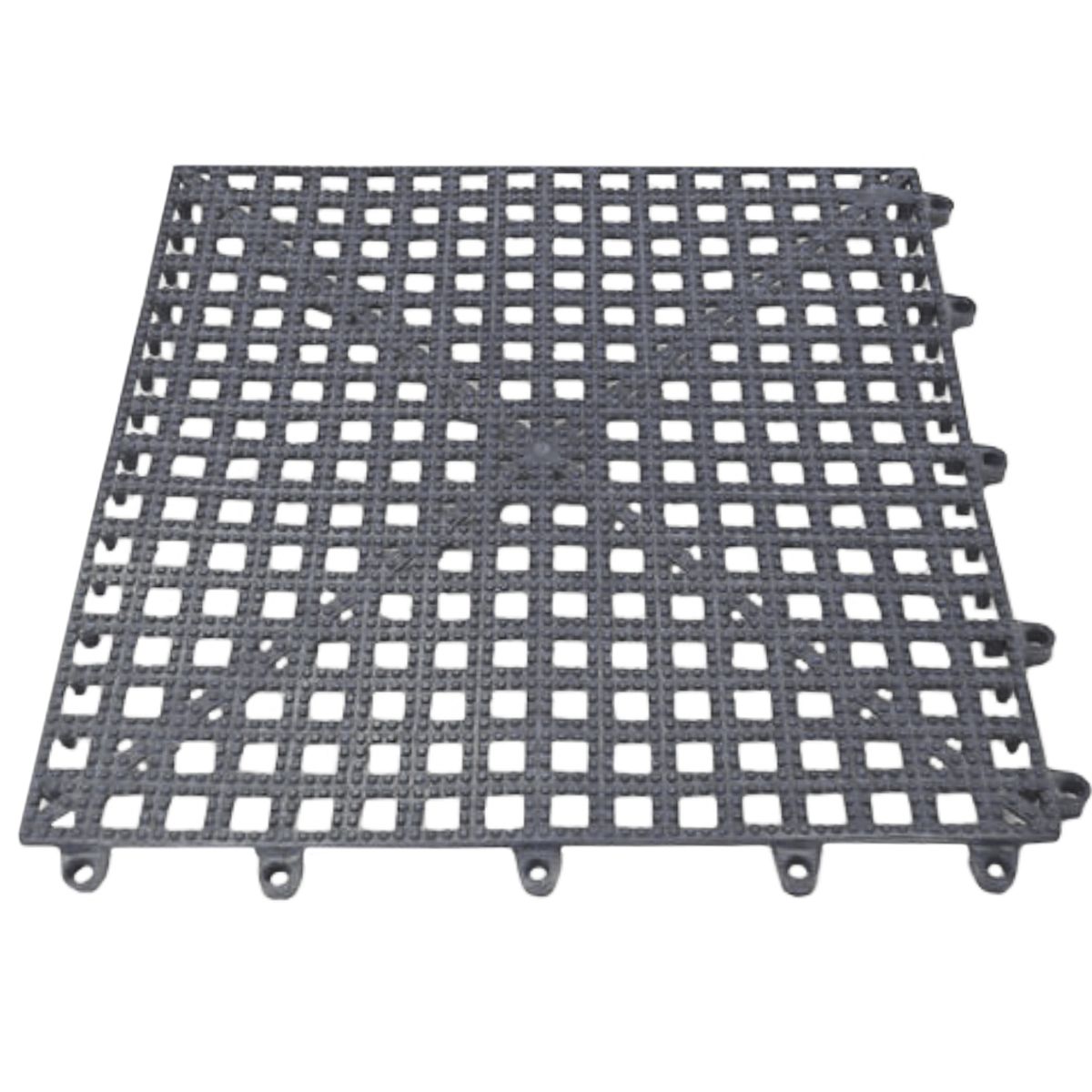 AG Anti-Slip Interlocking Grey Deck Tile 300mm x 300mm