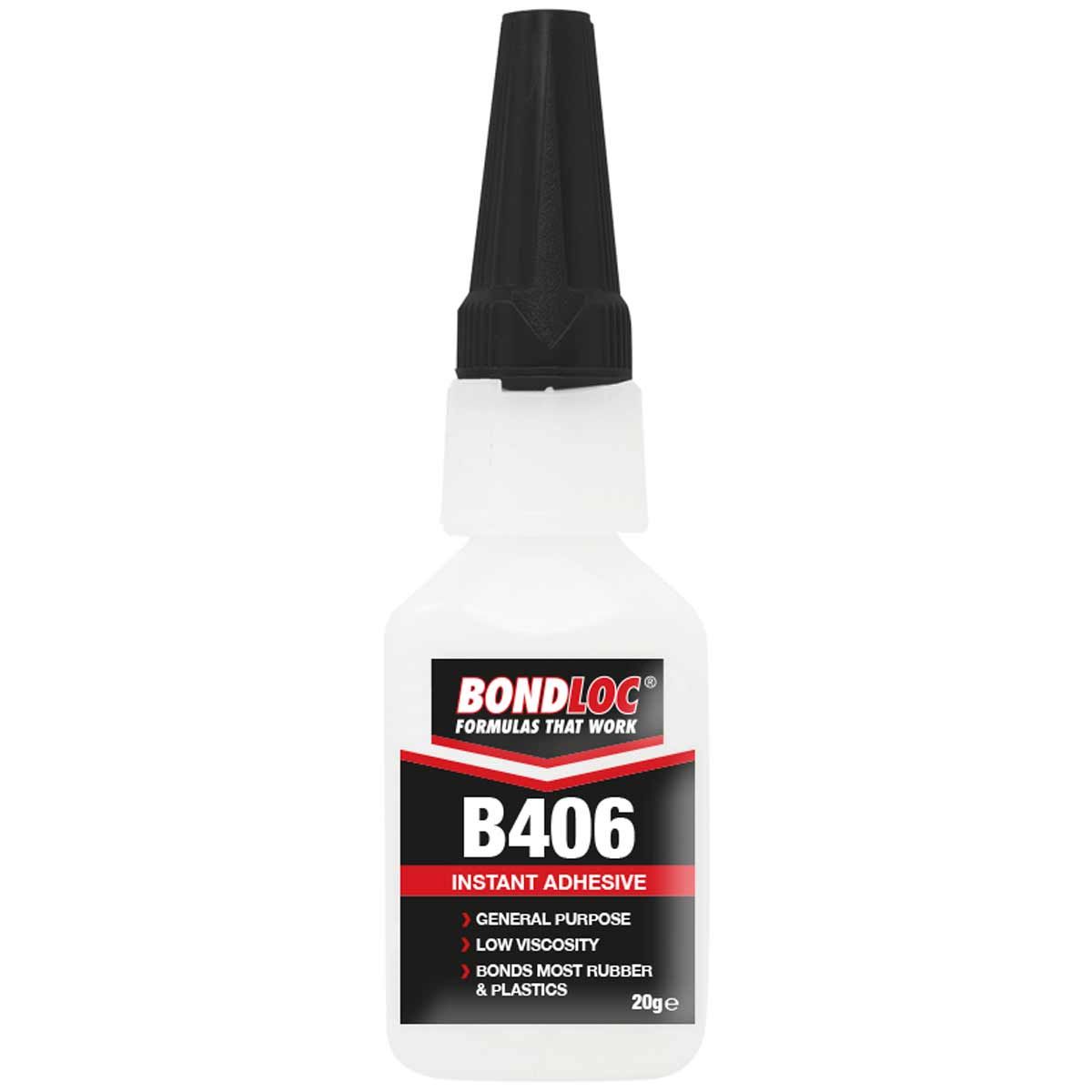 Bondloc B406 Rubber and Plastic Bonder Adhesive (20g) B406