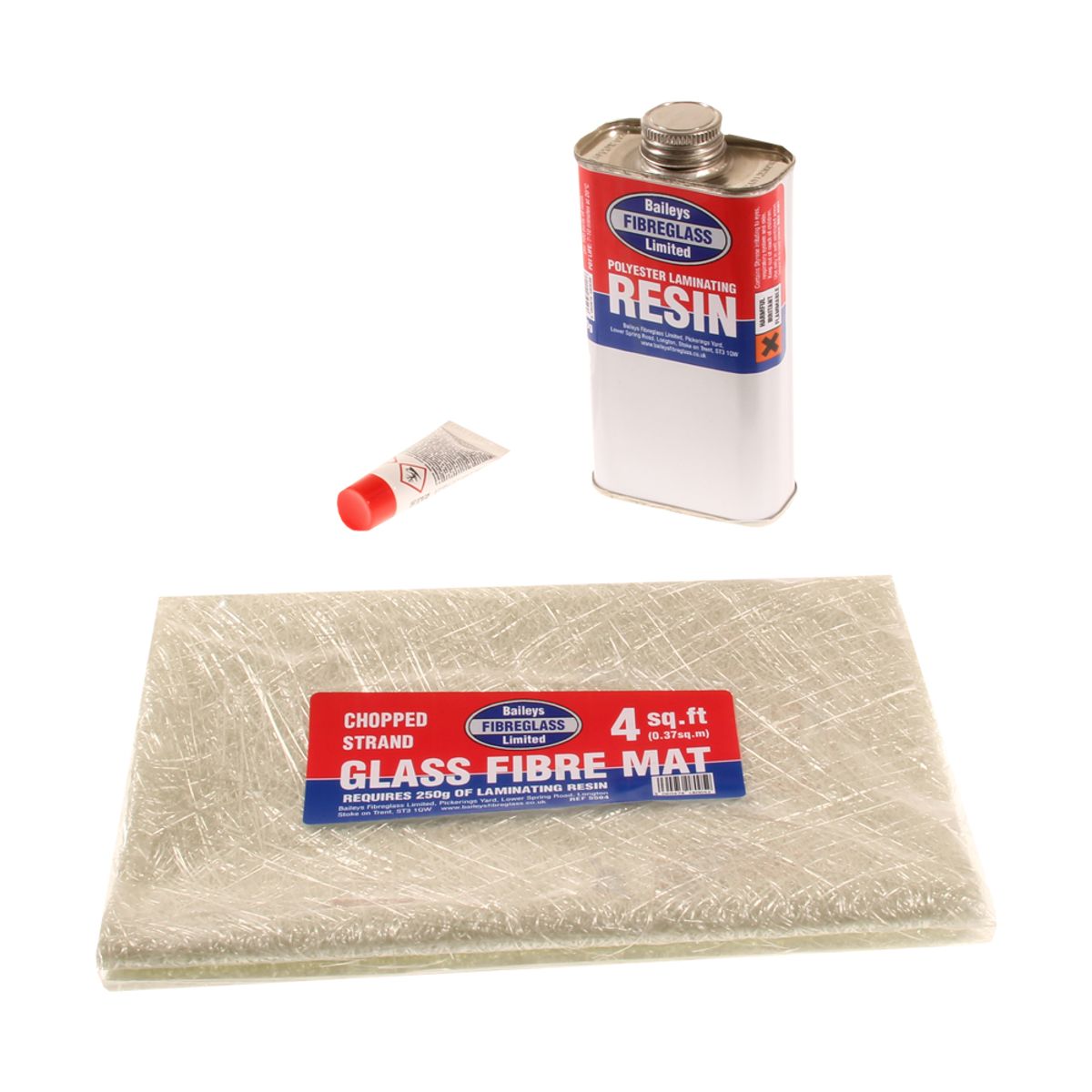 Baileys Fibreglass Repair Kit (4 Square Foot / Fast Cure) BA-025