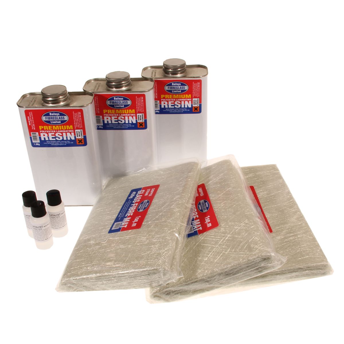 Baileys Premium Fibreglass Repair Kit (3 Square Metres) BA-031
