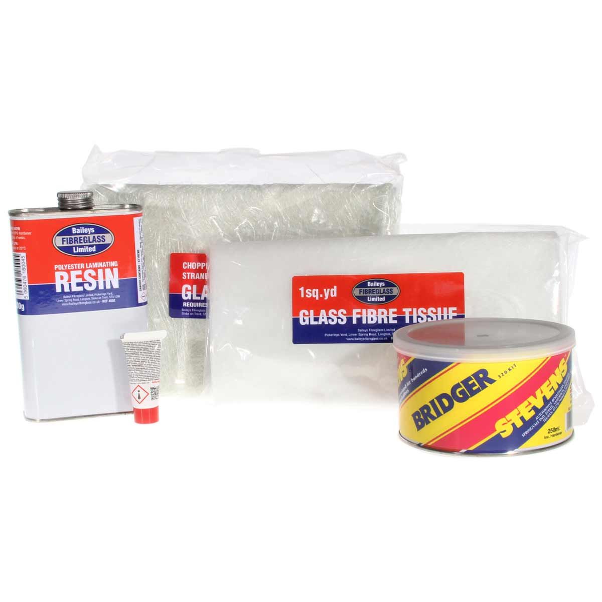 Baileys Fibreglass GRP Repair Project Kit No2 (8 sq.ft) BA-2602