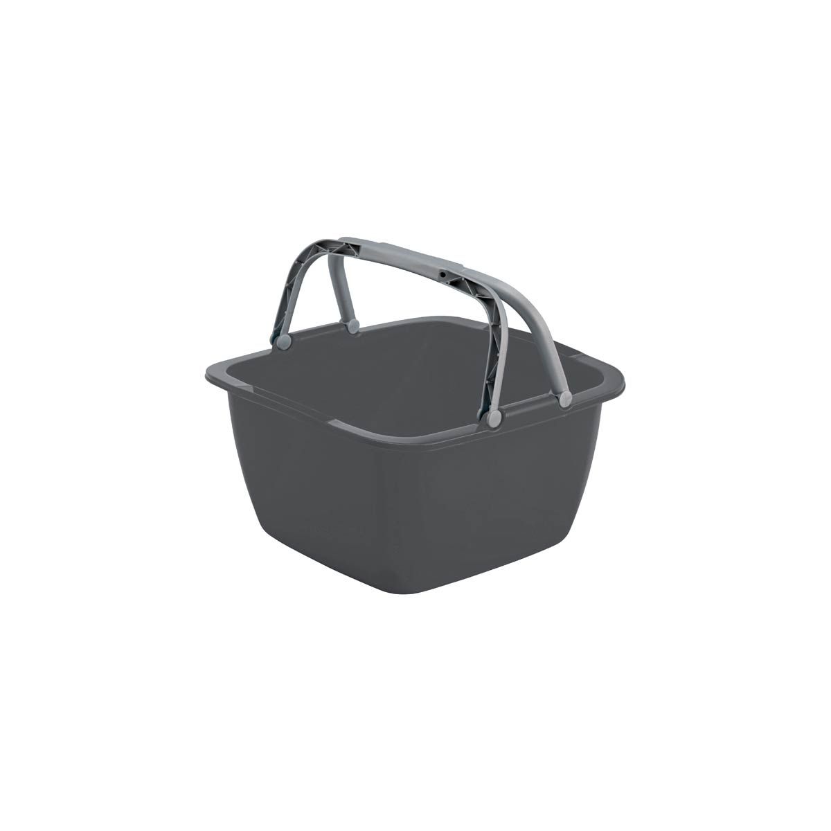 Bo-Camp Washing Bowl Square Abs (18.5 Litres / Grey) BO-6300152