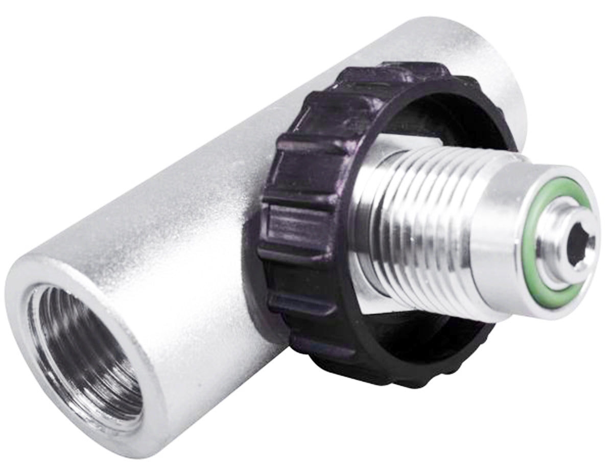 BTS 300 Bar DIN G 5/8 Male TAdaptor with 2 Female 232 Bar DIN Outlets A16910611