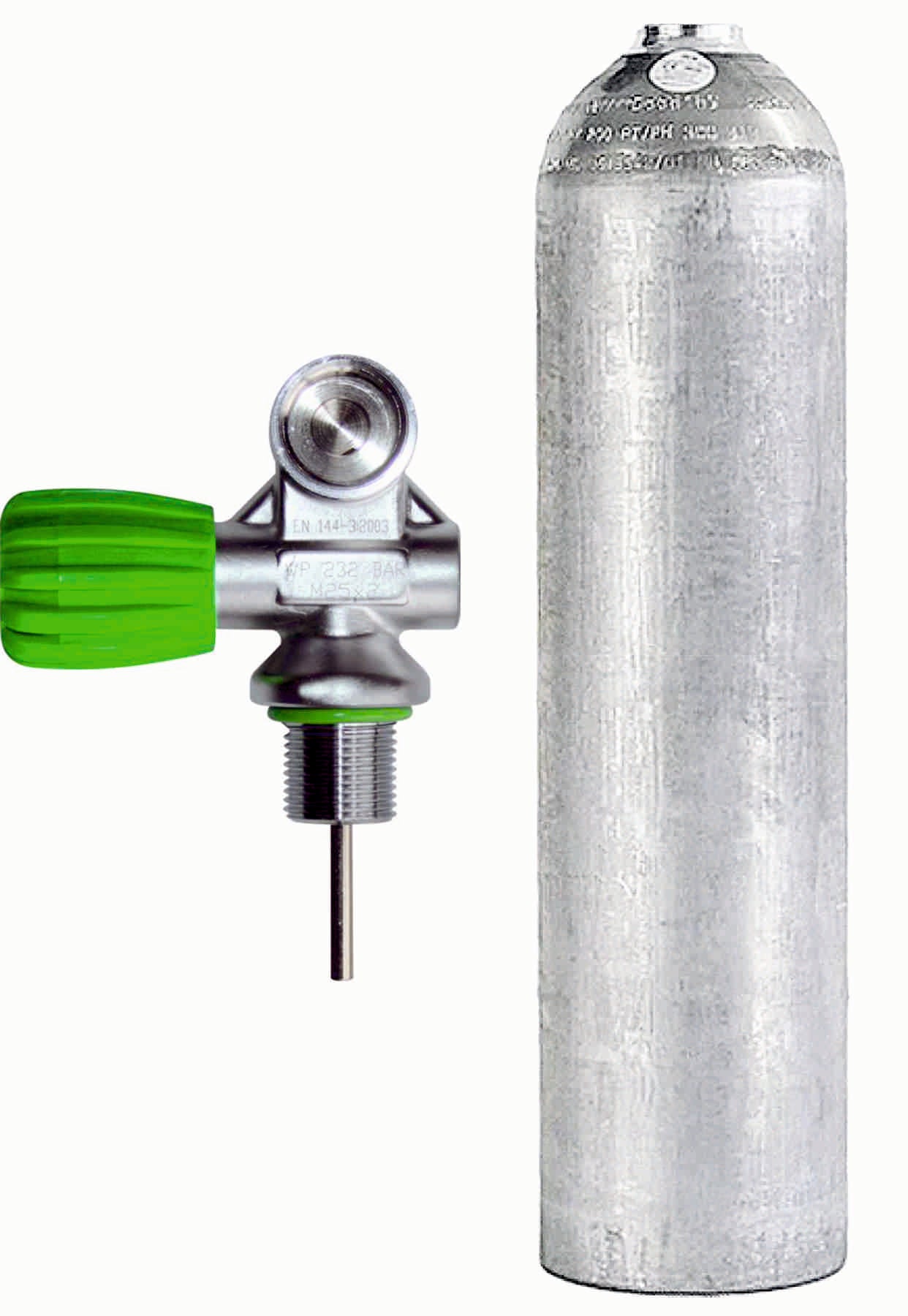 BTS 7 Litre 200 Bar Natural Luxfer Aluminium Cylinder with M26 Valve S16216509