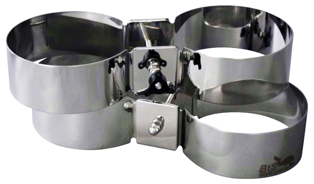 BTS 140mm 5" Extra Wide Stainless Steel Cylinder Twinning Bands