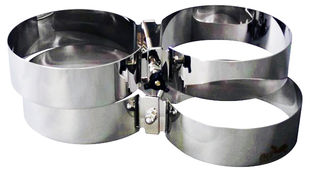 BTS 171mm 7" Stainless Steel Cylinder Twinning Bands A16610406