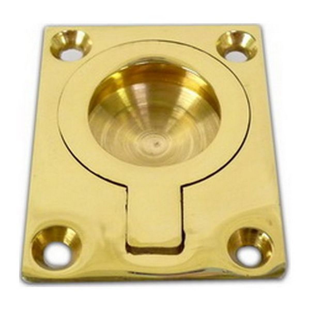 AG Brass Lifting Ring Flush Mount (2" x 1-1/2") CF-085