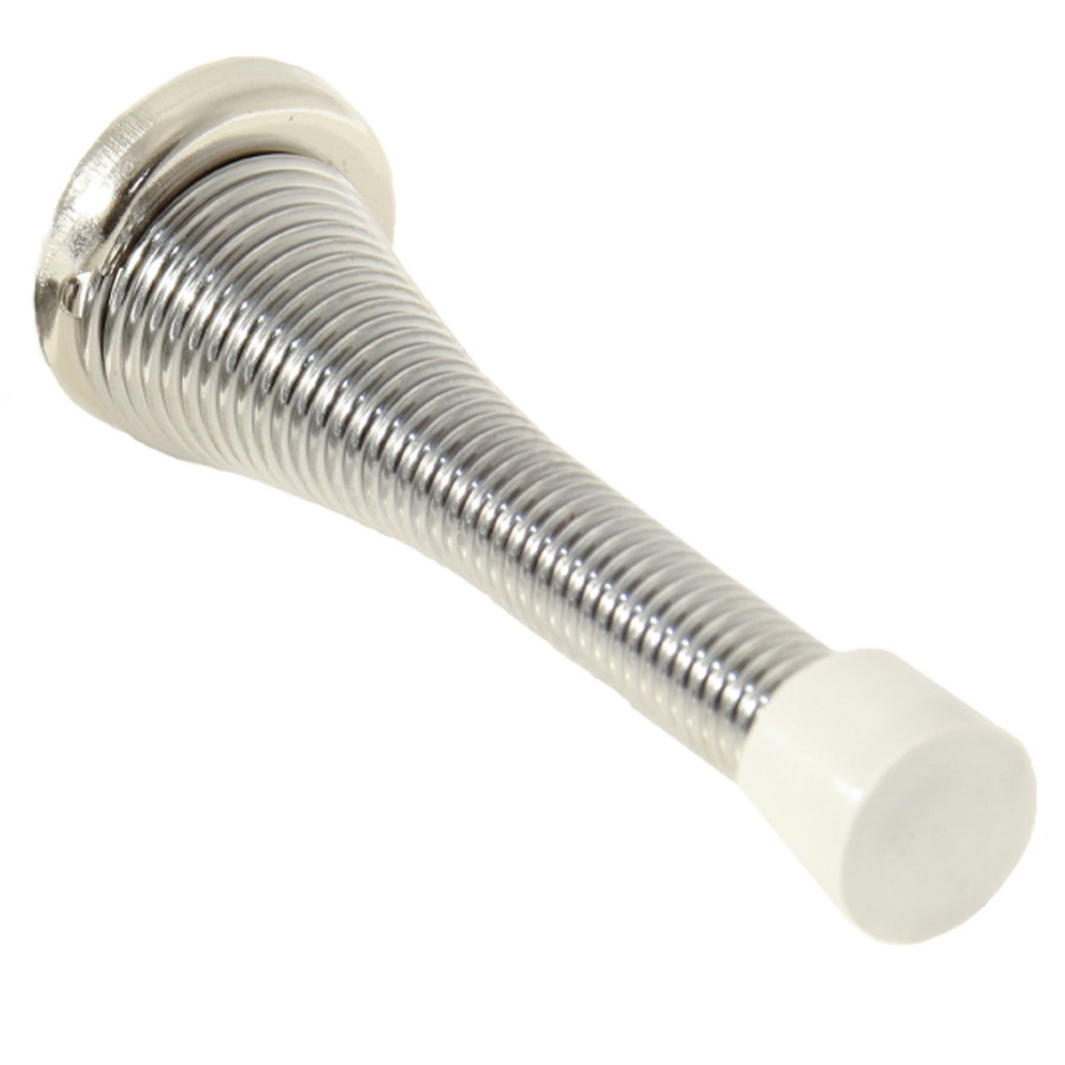 AG Chrome Round Spring Door Stop (3" Long) CF-118