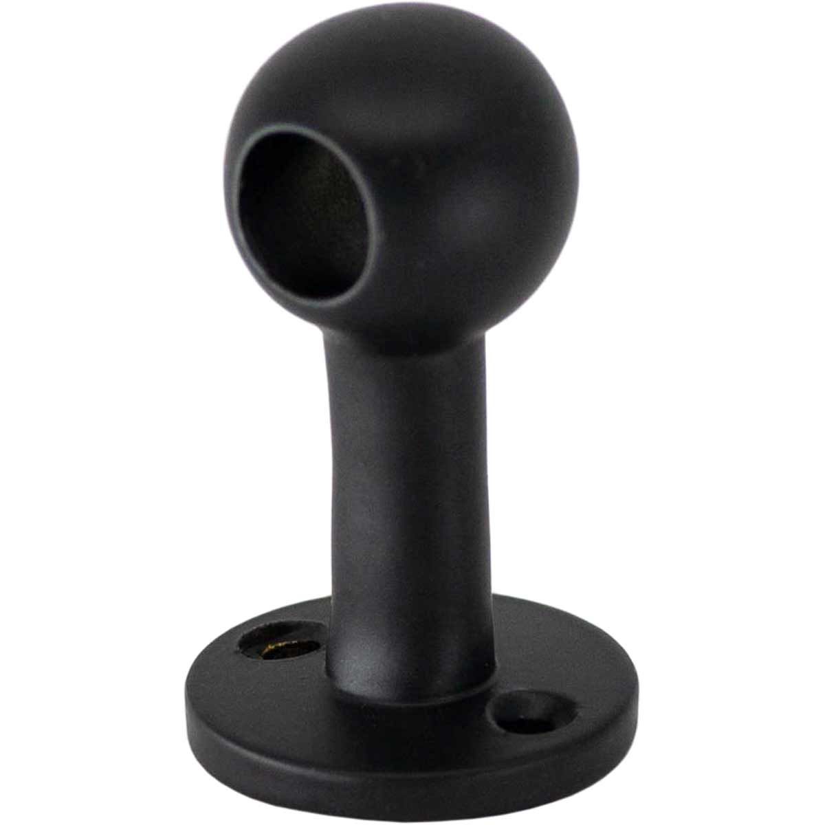 AG Matt Black Gallery Ball Post Through (3/8" / Tall) CF-143/B