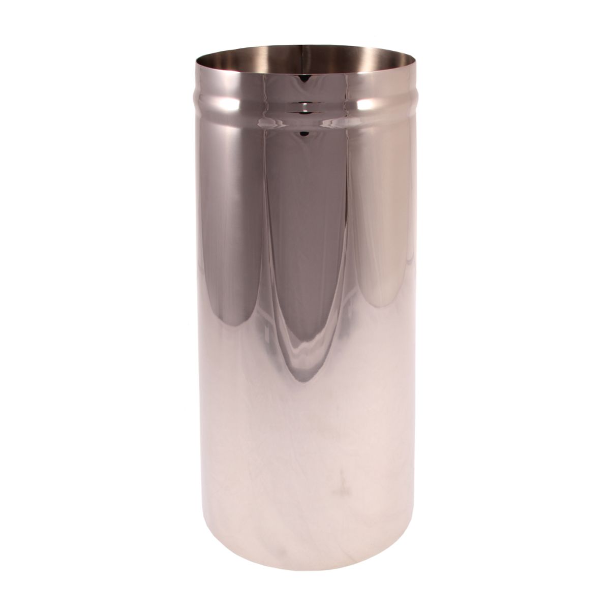 AG Double Skin Chimney Plain Stainless (12" x 6") CH-031/M