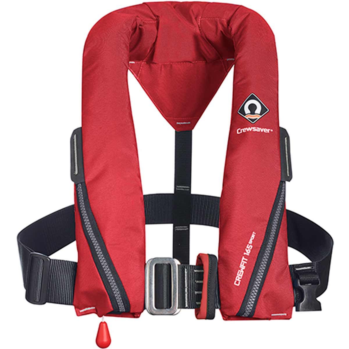 Crewsaver Crewfit Sport Automatic Lifejacket with Harness 165N Red CS-9715RA