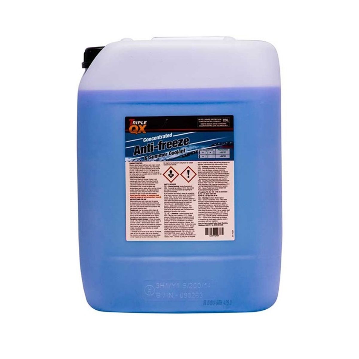Triple QX Blue Antifreeze / Coolant (20 Litres) E52377047T