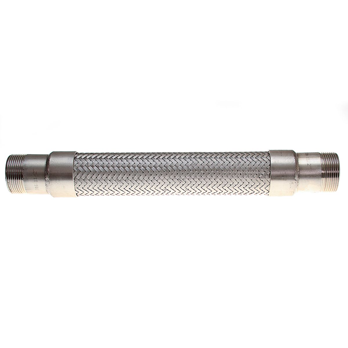 AG Stainless Steel Exhaust Bellows (1-1/2" BSP Male Ports / 15" Long)