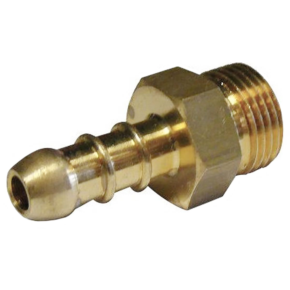 Compression Hose Connector (3/8" BSP Male to 3/8" Gas Fulham Nozzle) F105